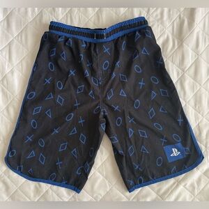 Sony Kids Swim Trunks - Black and Blue